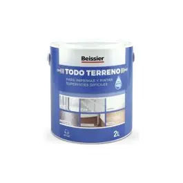 Imprimacion al agua multiusos todo terreno 2 l negro beissier