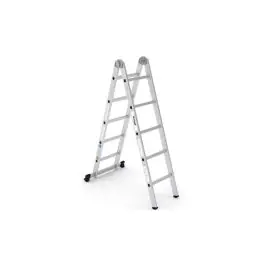 Escalera aluminio profesional plegable 2x5 peldaños persum
