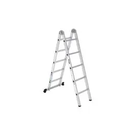 Escalera aluminio profesional plegable 2x6 peldaños persum