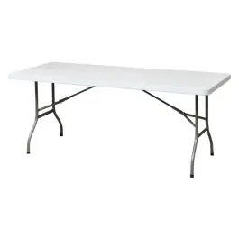 Mesa plegable multiuso colectividad extralarga 240 x 74 x 74 cm box plus
