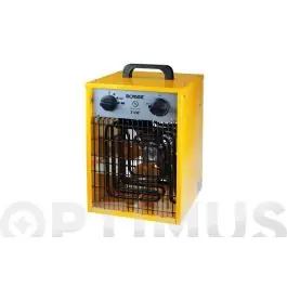 Calefactor profesional 1500/3000 w con termostato y asa de transporte ironside