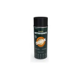 Esmalte antioxidante spray oxiron liso satinado 400 ml negro titan