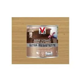 Barniz interior al agua ultra resistente satinado 250 ml roble claro v33