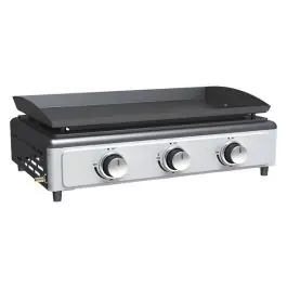 Plancha gas 3 quemadores ironside garden