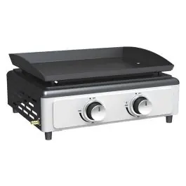 Plancha gas 2 quemadores ironside garden
