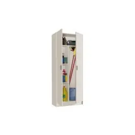 Armario multiuso escobero 180 x 73 x 37 cm blanco fores brico