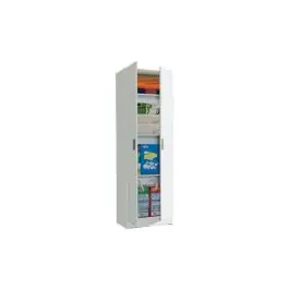 Armario multiusos 2 puertas 180 x 59 x 37 cm blanco fores brico