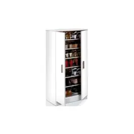 Zapatero armario basic 108 x 55 x 36 cm blanco fores brico
