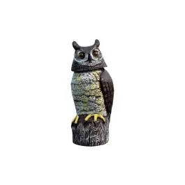 Buho ahuyentador pajaros solar 43 x 18 x 19 cm natuur - Box plus