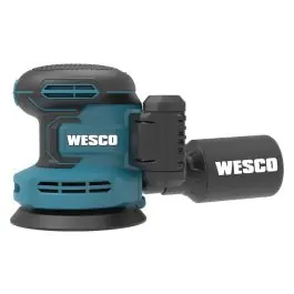 Lijadora excentrica 18 v bateria de 2.0 ah y cargador wesco