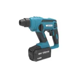 Martillo 18 v 1,3j bateria de 4.0 ah y cargador wesco
