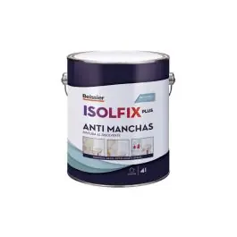 Pintura antimanchas isolfix plus 4 l blanco beissier