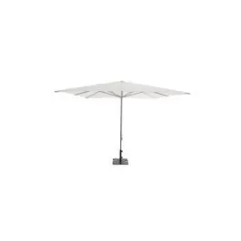 Parasol aluminio blanco 3 x 3 m tubo 48 mm import - Qfplus