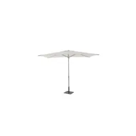 Parasol aluminio blanco 3 x 2 m tubo 48 mm import - Qfplus