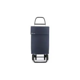 Carro compra 4 ruedas bolsa cuadrada jean tweed 4 marino rolser