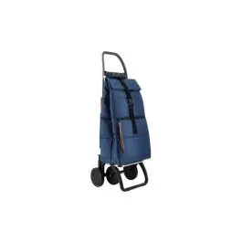 Carro compra 4 ruedas plegable acolchado big polar 4l azul rolser