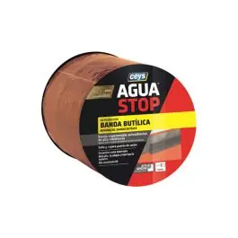 Banda butilica impermeable aguastop 10 m x 15 cm teja ceys