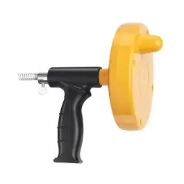Desatascador de muelle para tuberias con tambor 6 m x 6 mm ironside
