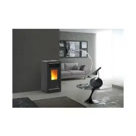 Estufa de pellet graz s1 plus 11,67 kw negro karmek
