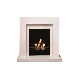 Biochimenea de pared suelo camogli 2500 w blanca linea