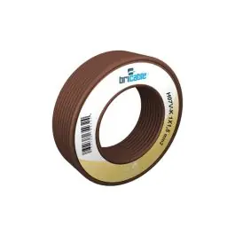 Cable hilo flexible h07v-k 1x1,5mm 100mt marron bricable