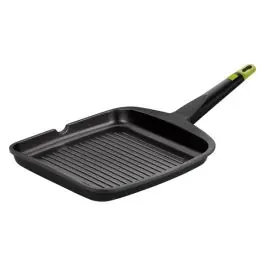 Grill con rayas aluminio fundido foodie 28 cm induccion bra