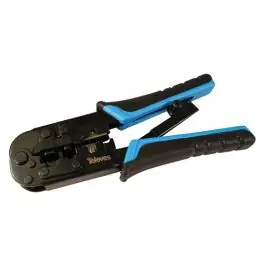 Crimpadora macho rj45/rj11/rj12 y 4p4c/4p2c televes