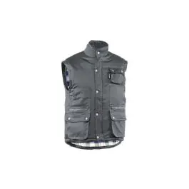 Chaleco multibolsillos algodon westport gris talla m juba