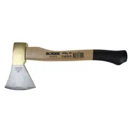 Hacha 600 grs 360 mm. hoja con doble cuña, norma: din 5131 ironside garden