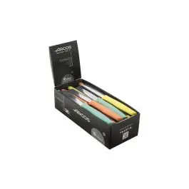 Cuchillo mondador (expositor 36 uds) colores pastel arcos