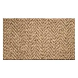 Felpudo coco trenzado espiga 45 x 75 cm dintex