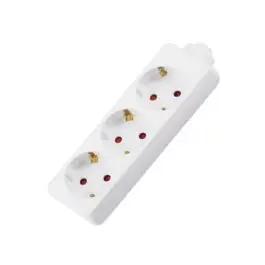 Base multiple elec 3t-tt sin cable vh bl vivahogar