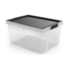 Caja multiusos new negro 35 l tatay