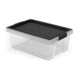 Caja multiusos new negro 7 l tatay