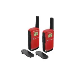 Walkie talkie t42 red pack motorola
