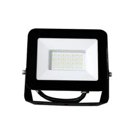 Proyector led ip65 6500k metalico negro 30w 2830lm sonedas