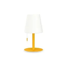 Lampara sobremesa cono amarillo acero 400l xanlite recargable acero energeeks