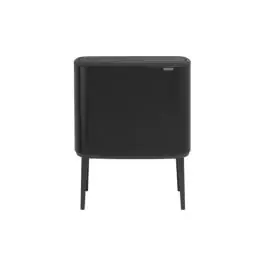 Cubo bo touch bin negro mate 11+23 l brabantia