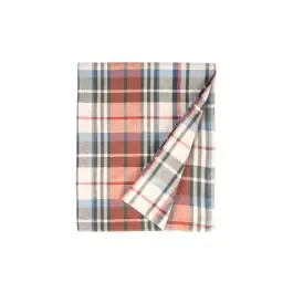 Mantel algodon cuadros autum 140 x 240 cm h&h - Non