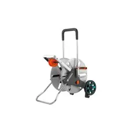 Carro portamanguera metalico aquaroll l gardena