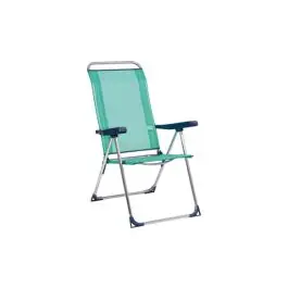 Tumbona playa multiposicion pata cerrada aluminio fibreline azul alco