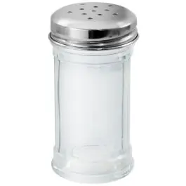 Salero mesa pimentero 60ml cristal/inox 46892 fackelmann