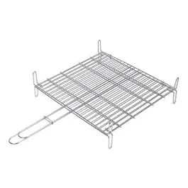 Parrilla doble inox 18/8 35x40 cm sauvic