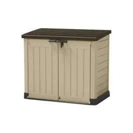 Cobertizo exterior de resina sio max 1200 l 146 x82 x 120 cm keter
