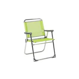 Sillon playa fijo seguridad respaldo bajo aluminio fibreline pistacho alco