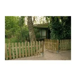 Puerta valla clasica madera rayada 80 x 100 cm catral