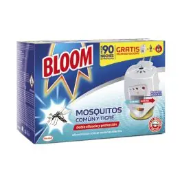 Insecticida electrico mosquitos común y tigre bloom difusor + 2 recambios
