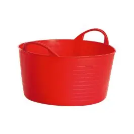 Capazo flexible multiusos 14 l rojo plasvidavi