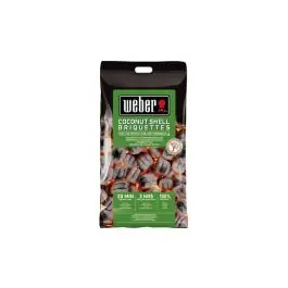 Briquetas cascara coco 4 kg weber