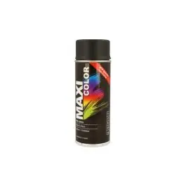 Pintura spray maxi color mate 400 ml ral 9005 negro intenso motip